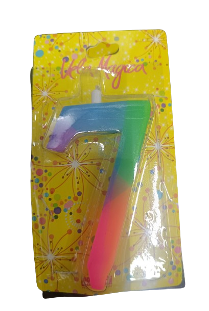 VELAS CERA MULTICOLOR