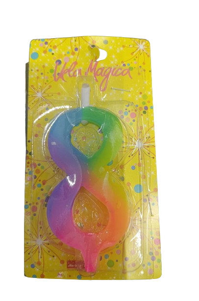 VELAS CERA MULTICOLOR