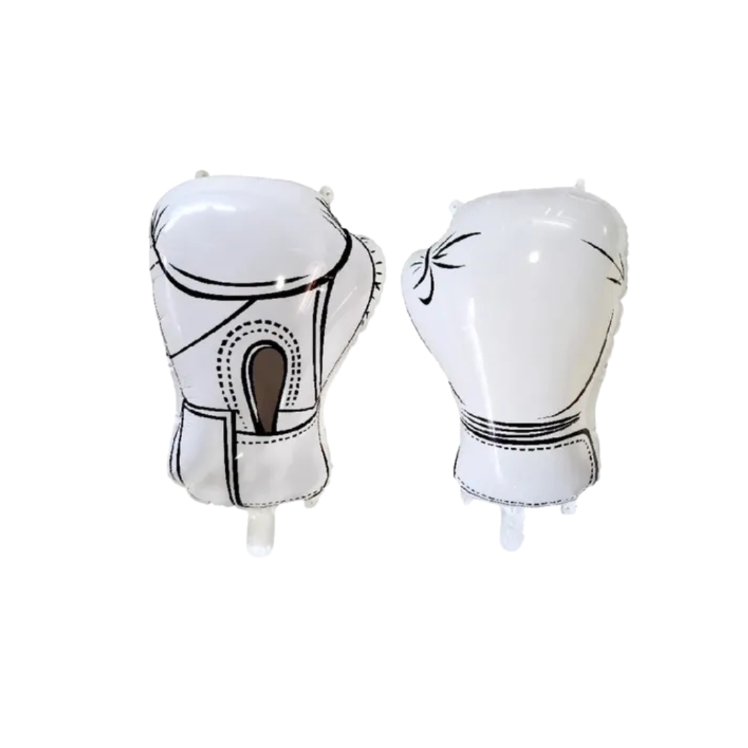 GLOBO FIGURA GUANTE BOX BLANCO