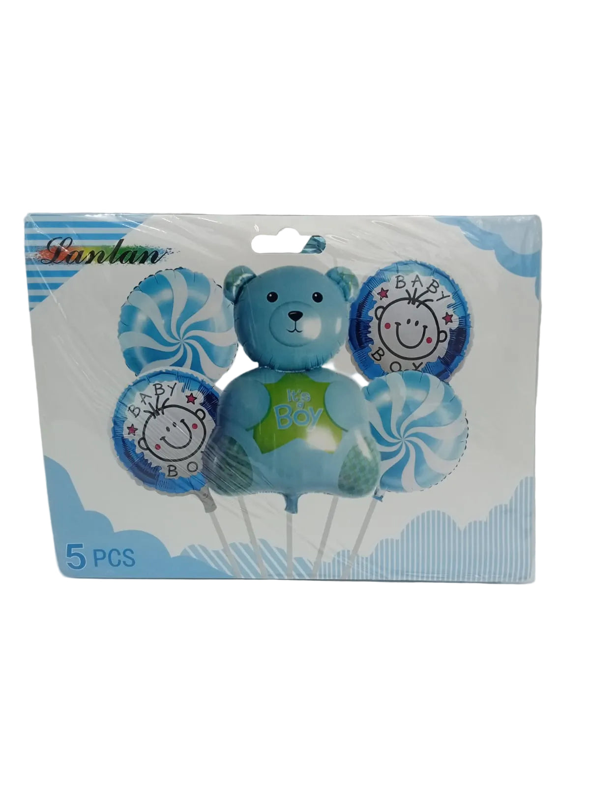 KIT 5 PIEZAS OSO AZUL