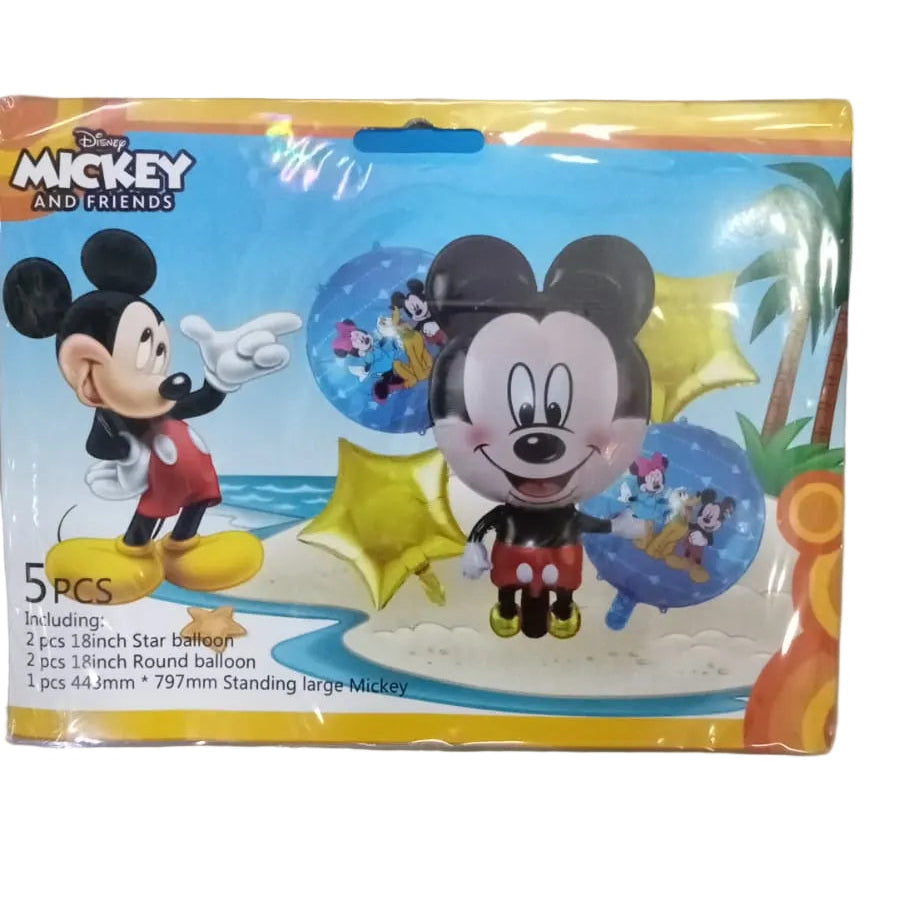 KIT 5 PZS PERSONAJE MICKEY