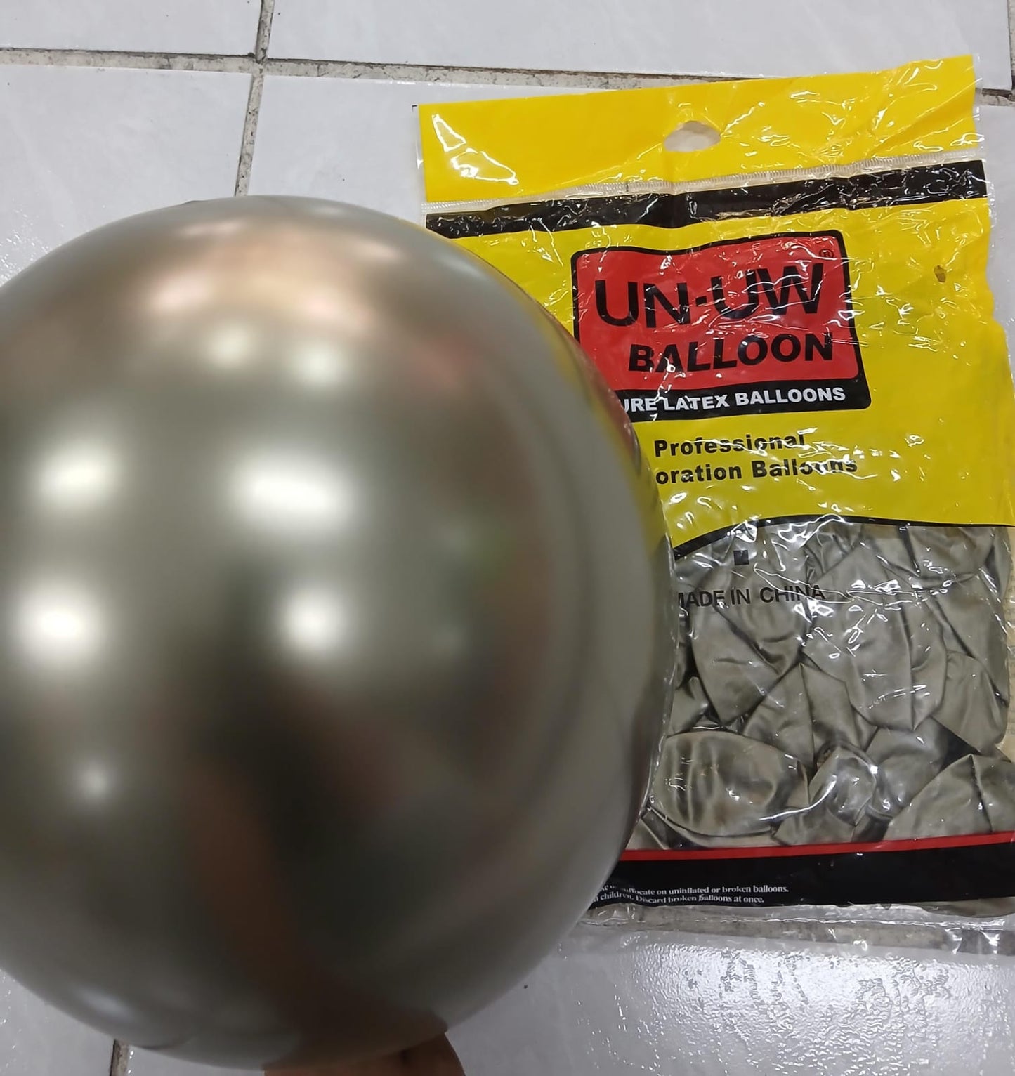 PROMOCIÓN LATEX CHROMADO 12¨CON 50 PZS TRUFA