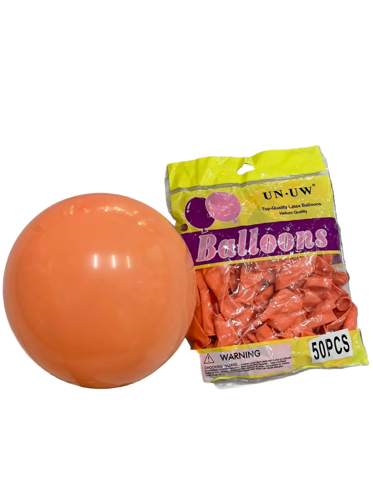 PROMOCIÓN LATEX 10¨CON 50 PZS DURAZNO