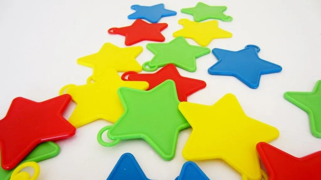 CONTRAPESO ESTRELLAS PAQUETE 100 PIEZAS