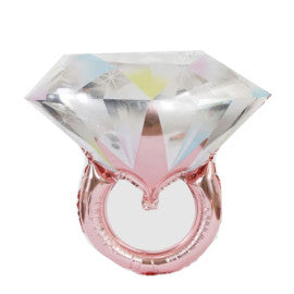 GLOBO ANILLO DE COMPROMISO ROSA GOLD