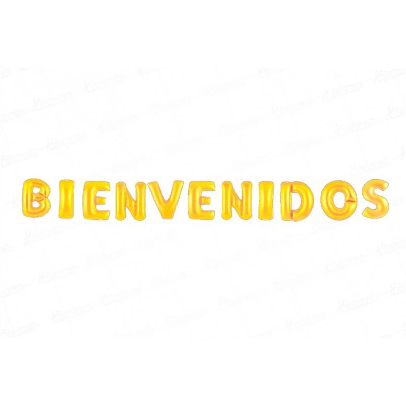 LETRERO BIENVENIDOS