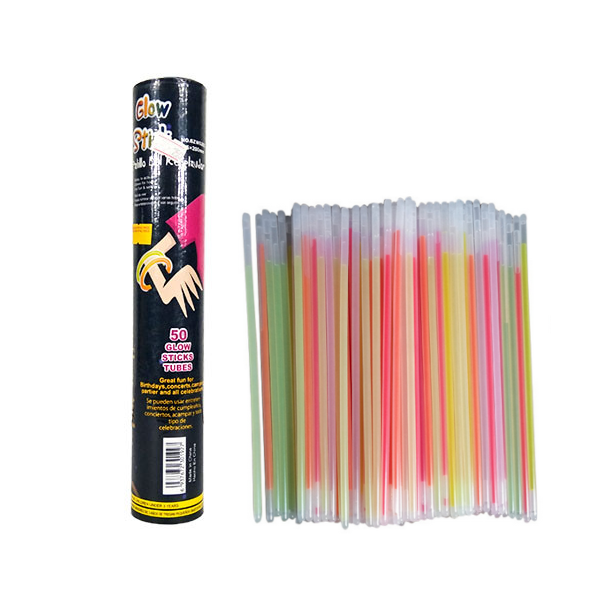 PAQUETE CON 50 PULSERAS NEON