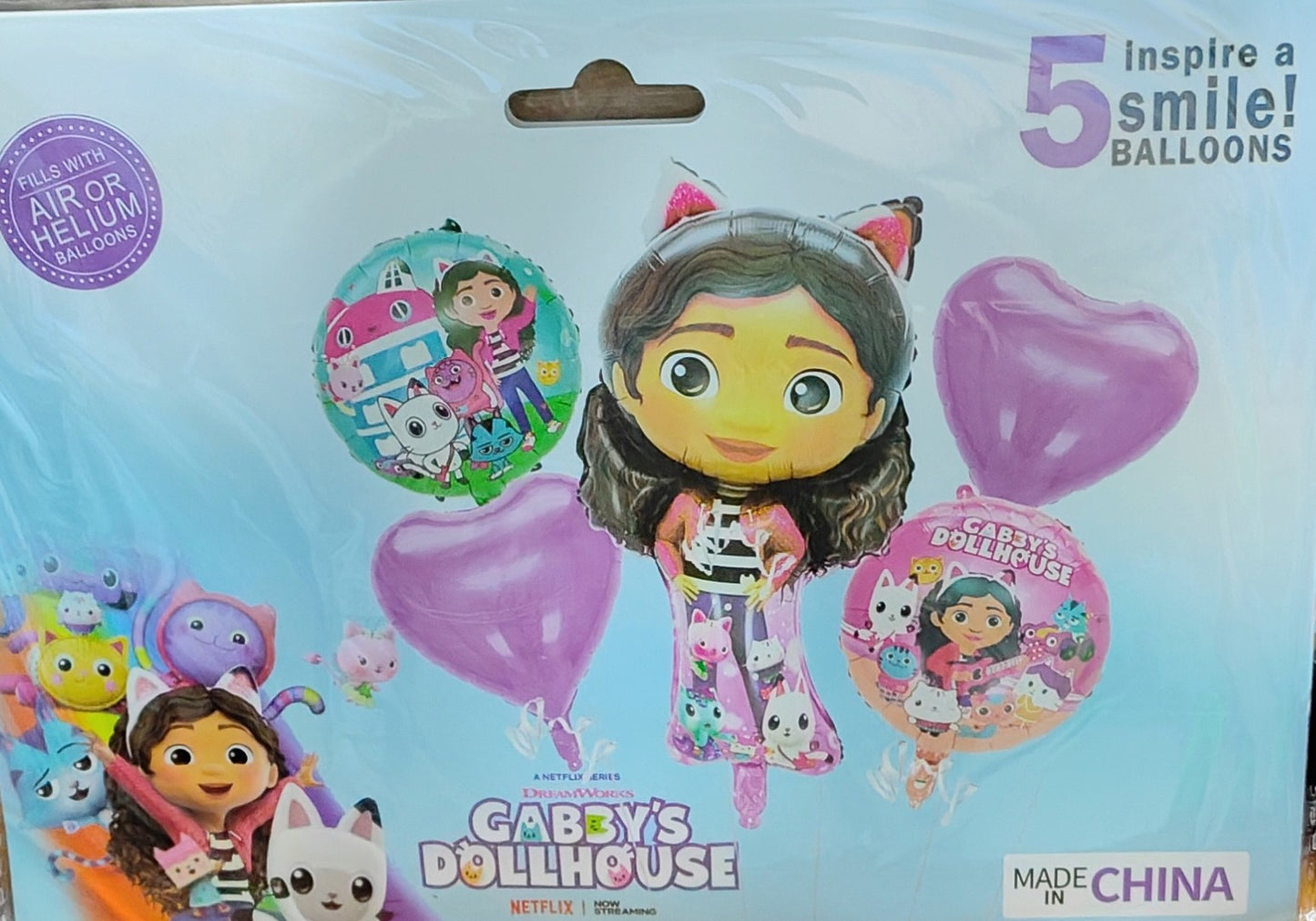 KIT 5 PIEZAS GABY LA CASA DE JUGUETES