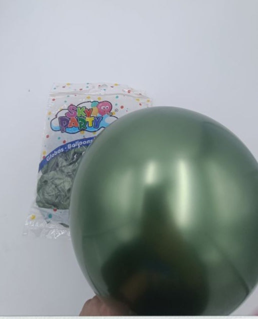 LATEX CHROME 12" VERDE
