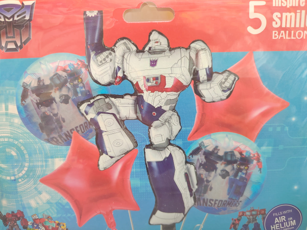 KIT 5 PIEZAS TRANSFORMERS