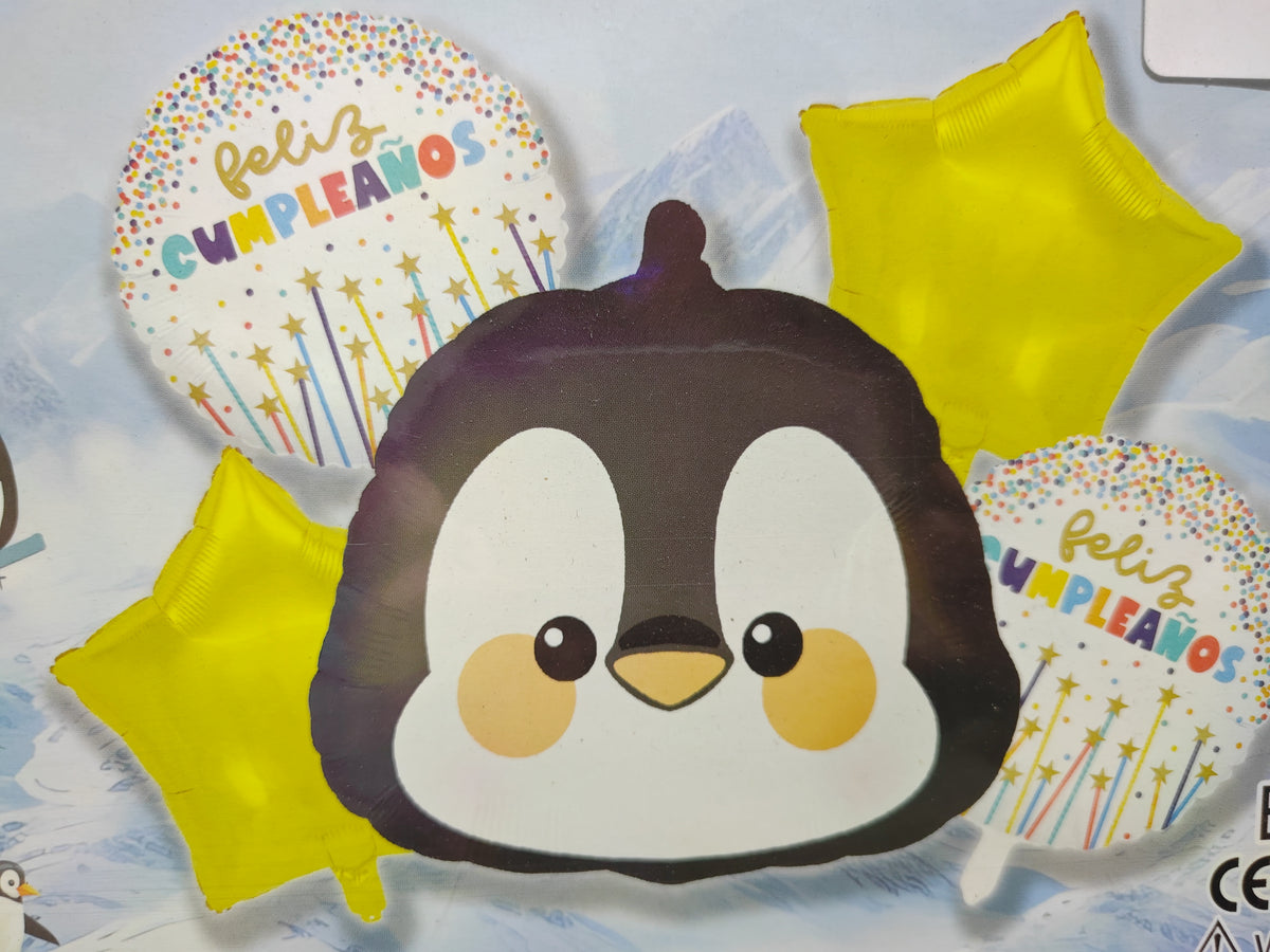 KIT 5 PIEZAS CABEZA PINGÜINO
