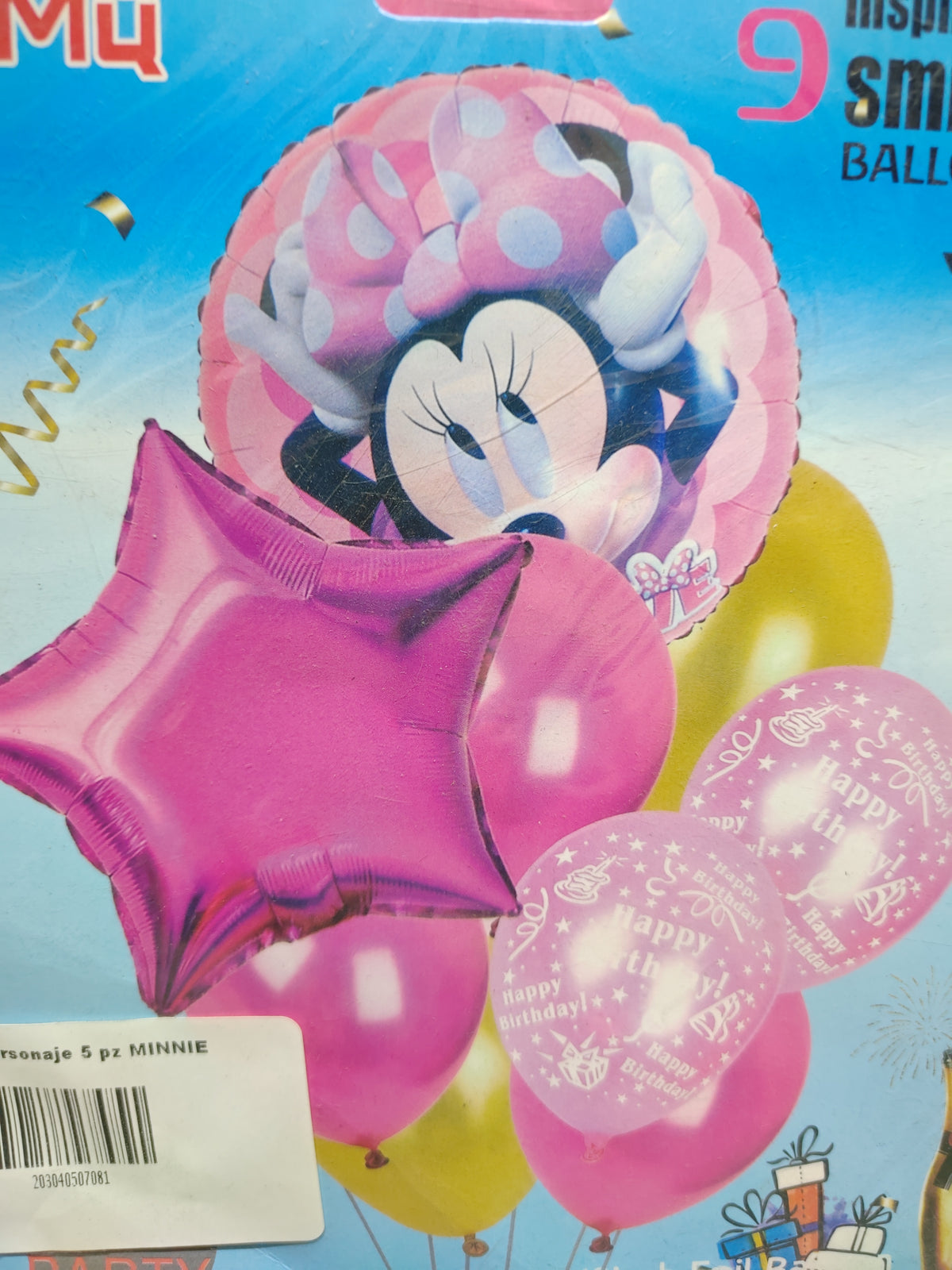 KIT 9 PIEZAS MINNIE
