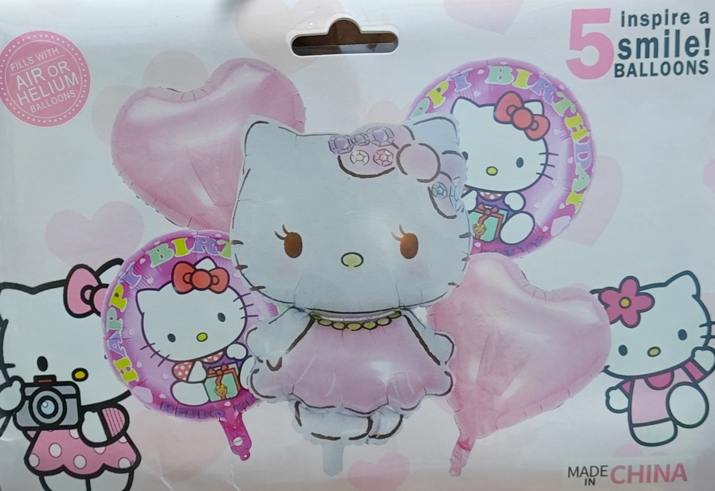 KIT 5 PIEZAS KITTY