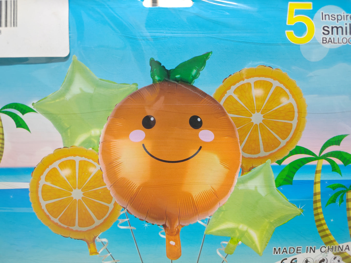 KIT 5 PIEZAS FRUTA NARANJA