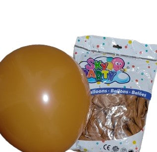 GLOBO LATEX SKY 12"100 pzs LATTE