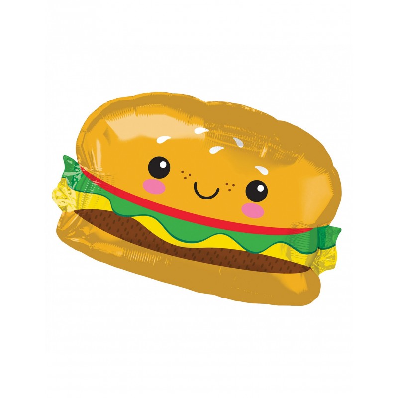 GLOBO FIGURA COMIDA HAMBURGUESA