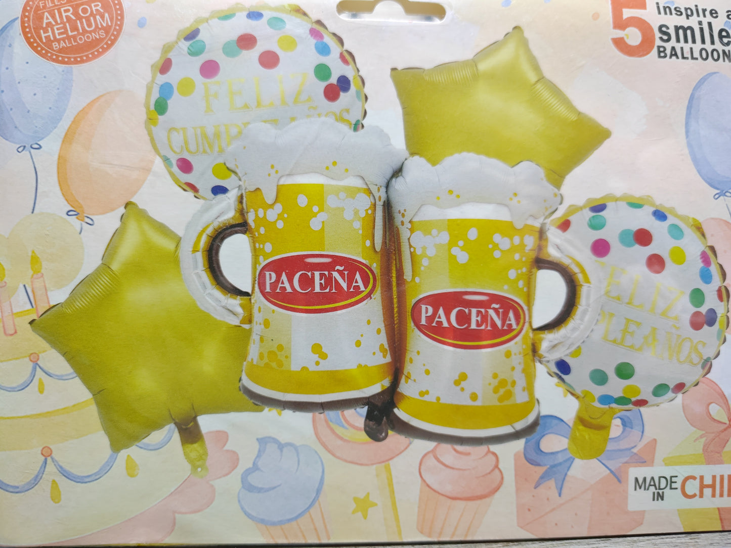 KIT 5 PIEZAS CERVEZA