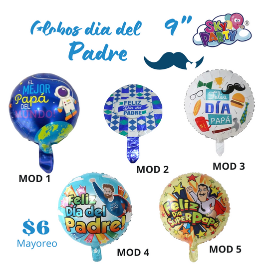 GLOBO 9" DIA DEL PADRE