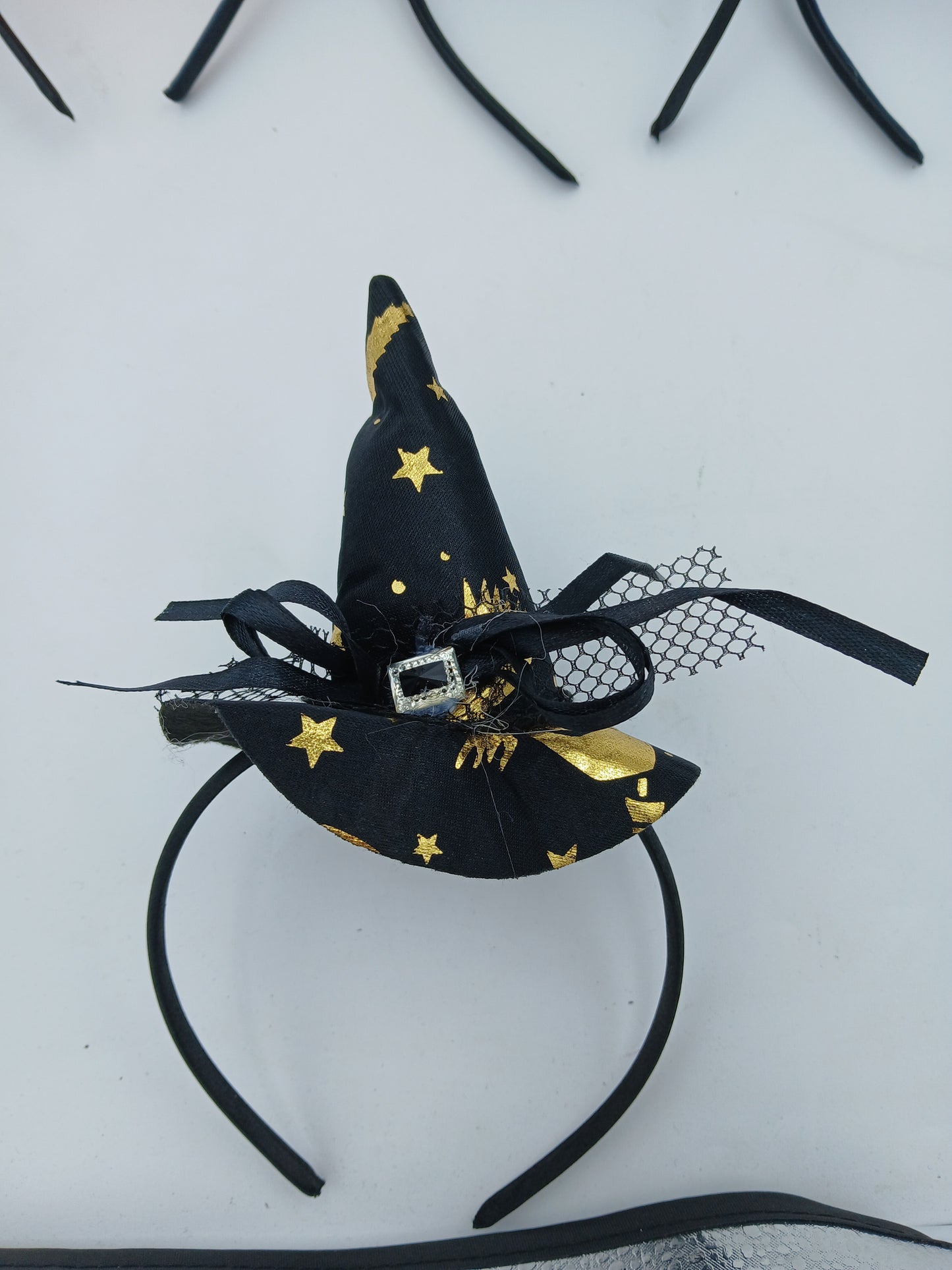 DIADEMA SOMBRERO DE BRUJA