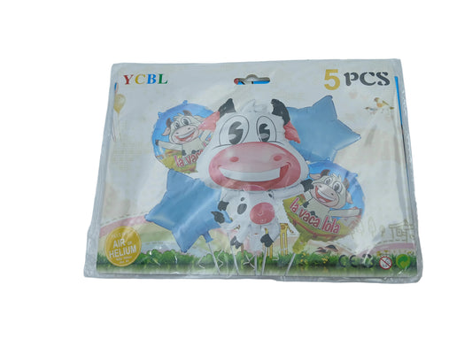 KIT 5 PIEZAS PERSONAJE VACA LOLA
