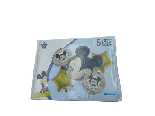 KIT 5 PIEZAS PERSONAJE CABEZA MICKEY