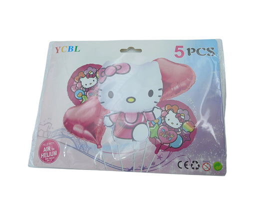 KIT 5 PIEZAS PERSONAJE KITTY