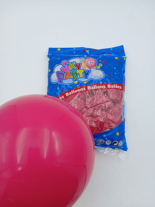 GLOBO LATEX SKYPARTY 10" ROSA BARBIE