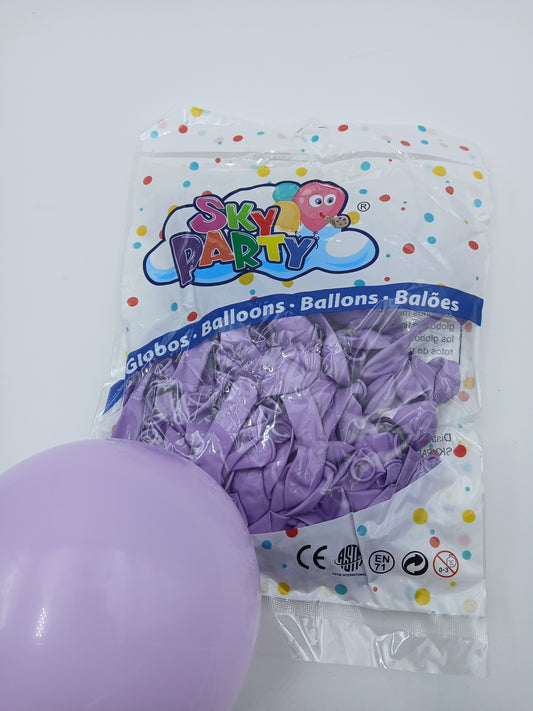 GLOBO LATEX SKYPARTY 5" LILA
