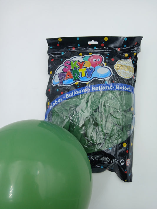 GLOBO LATEX SKYPARTY PREMIUN 12" VERDE