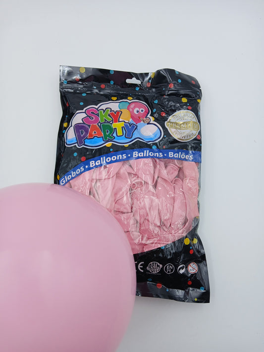 GLOBO LATEX SKYPARTY PREMIUN 12" ROSA BB
