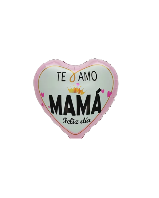 GLOBO 18¨ DIA DE LAS MADRES TE AMO MAMÁ CORONA