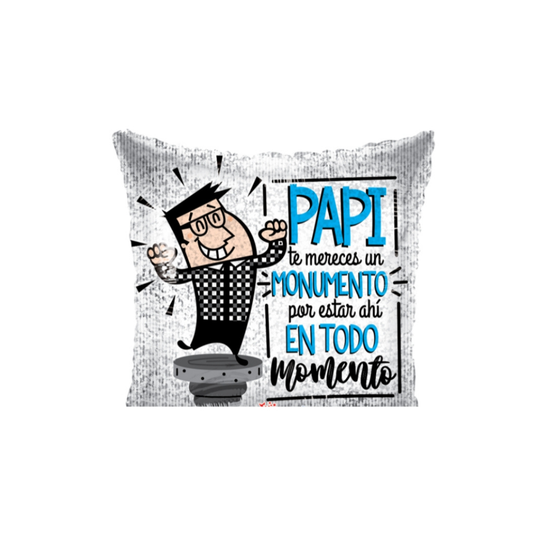 GLOBO DIA DEL PADRE 18" PLATEADO