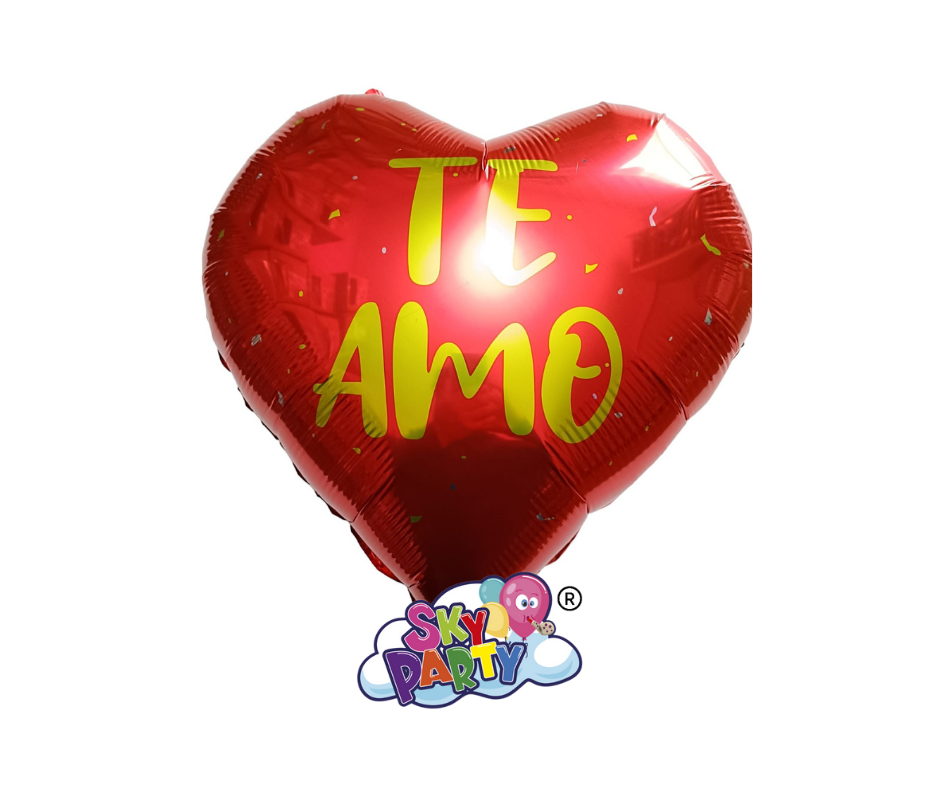GLOBO FOIL 18" TE AMO ROJO