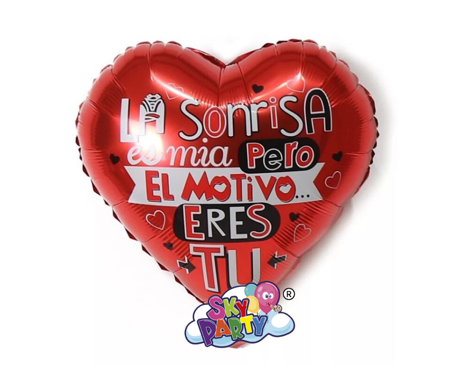 GLOBO FOIL 18" LA SONRRISA ES MIA