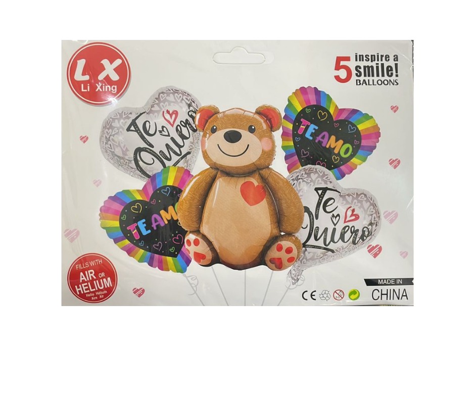 KIT GLOBO 5 PZS OSO 1