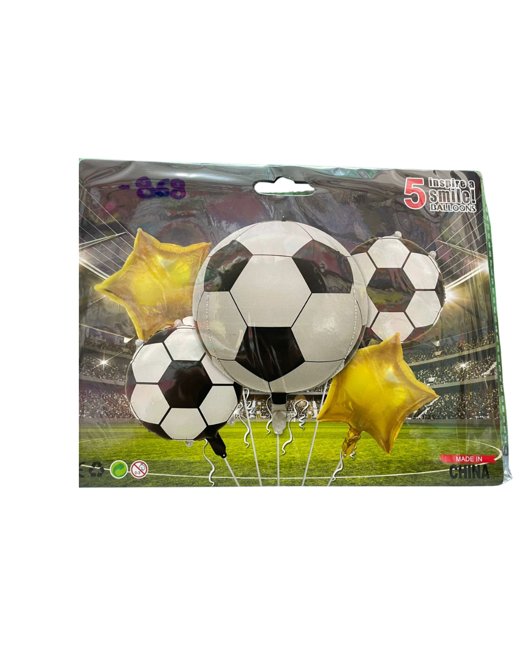 KIT 5 PIEZAS FUTBOL ORBZ BALON 2