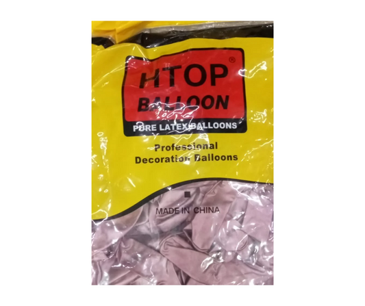 LATEX BALLONS 12" ROSA  CON 50 PZS