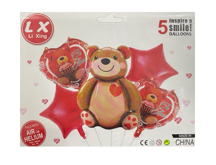 KIT GLOBO 5 PZS OSO 2