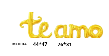 LETRERO CURSIVO TE AMO