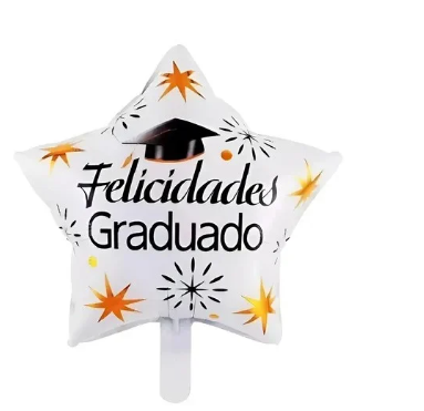 GLOBO GRADUACIÓN 18" ESTRELLA