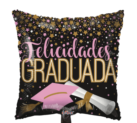 GLOBO GRADUACION 18" GRADUADA
