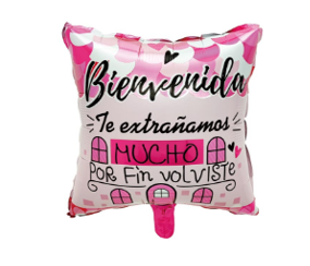 GLOBO FRASE 18¨BIENVENIDA