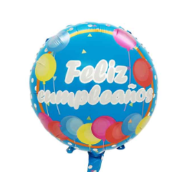 GLOBO 18¨ FRASE FELIZ CUMPLEAÑOS