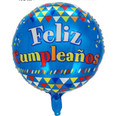 GLOBO 18¨ FRASE FELIZ CUMPLEAÑOS