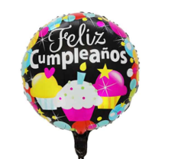 GLOBO 18¨ FRASE FELIZ CUMPLEAÑOS