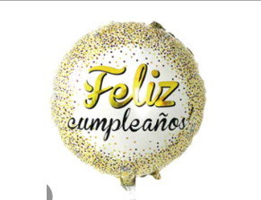 GLOBO 18¨ FRASE FELIZ CUMPLEAÑOS