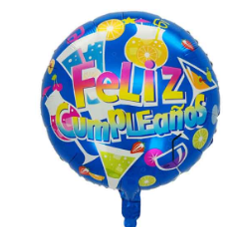 GLOBO 18¨ FRASE FELIZ CUMPLEAÑOS