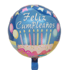 GLOBO 18¨ FRASE FELIZ CUMPLEAÑOS