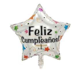 GLOBO 18¨ FRASE FELIZ CUMPLEAÑOS
