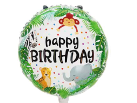 GLOBO 18¨ FRASE HAPPY BIRTHDAY